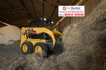 Bàn giao cho thuê xe xúc lật đa năng Cat 226B3 - Skid Steer Loaders