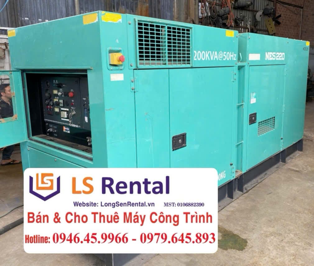 Cho Thuê Máy Phát Điện Nippon Sharyo Chất Lượng Nhật Bản