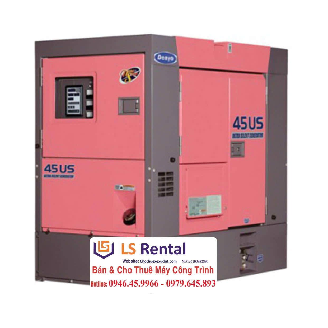 Cho thuê máy phát điện Denyo chuẩn PCCC